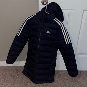 Adidas parka puffer jacket size small